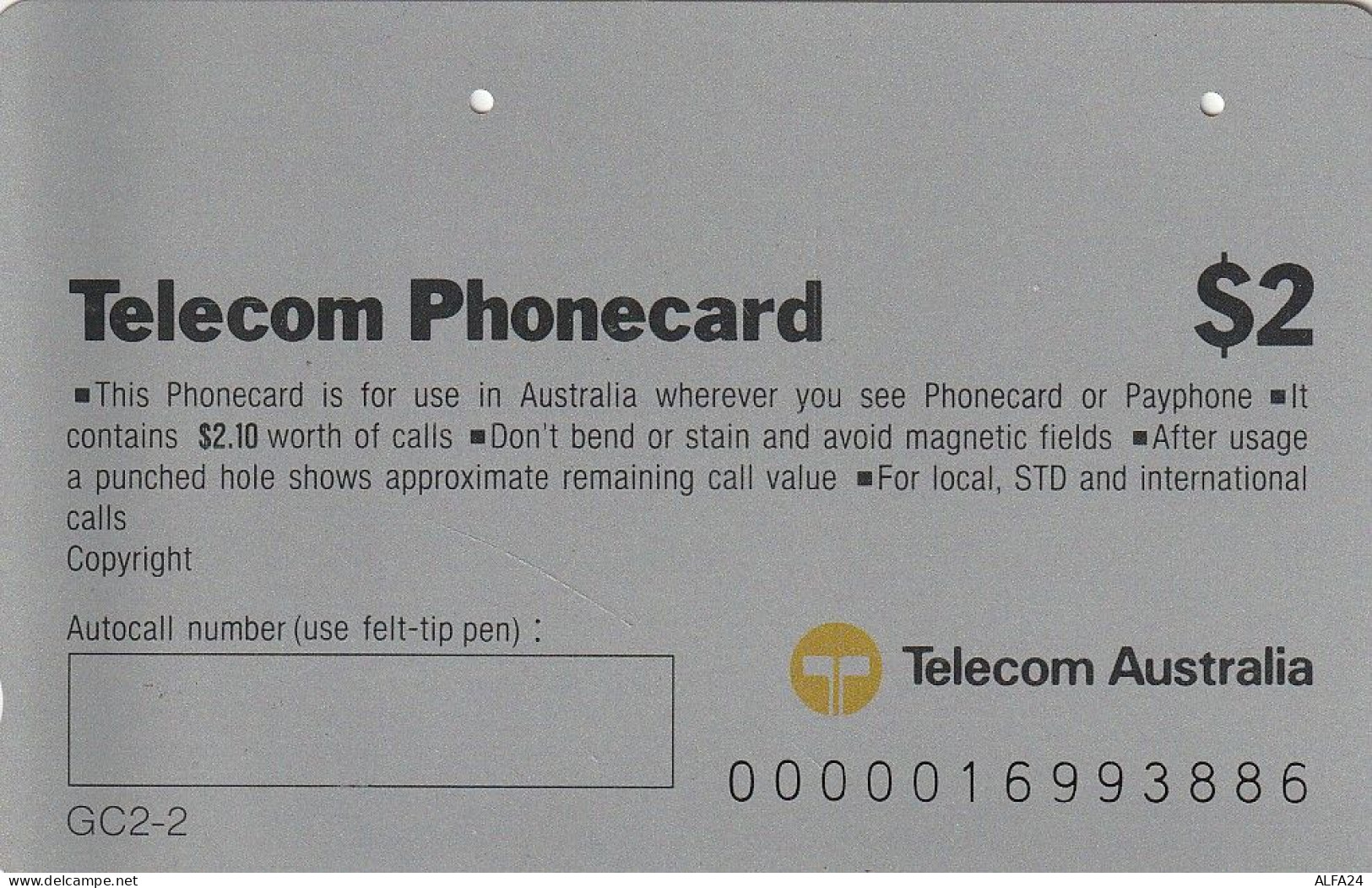 PHONE CARD AUSTRALIA  (CZ449 - Australia