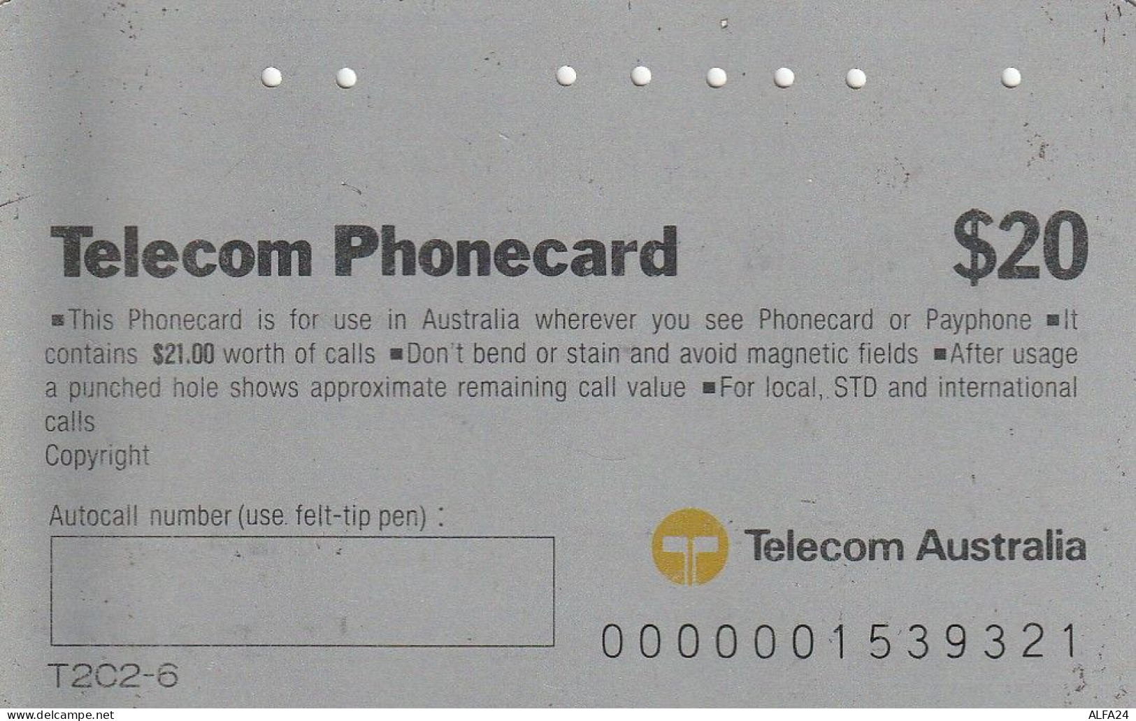 PHONE CARD AUSTRALIA  (CZ443 - Australia