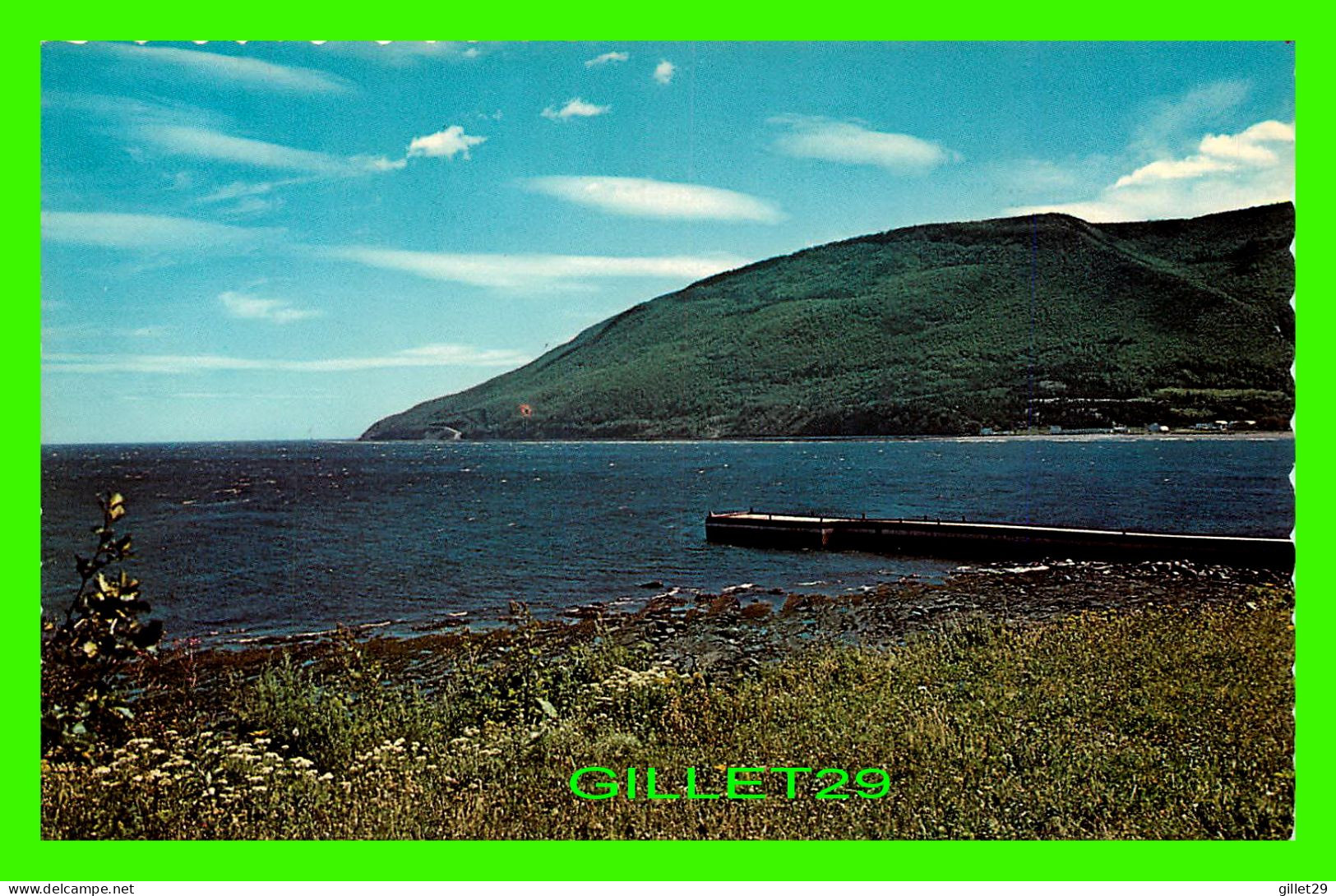 GASPÉ NORD, QUÉBEC - VUE PANORAMIQUE DE LA RIVIÈRE À CLAUDE - UNIC - CIRCULÉE EN 1986 - - Gaspé