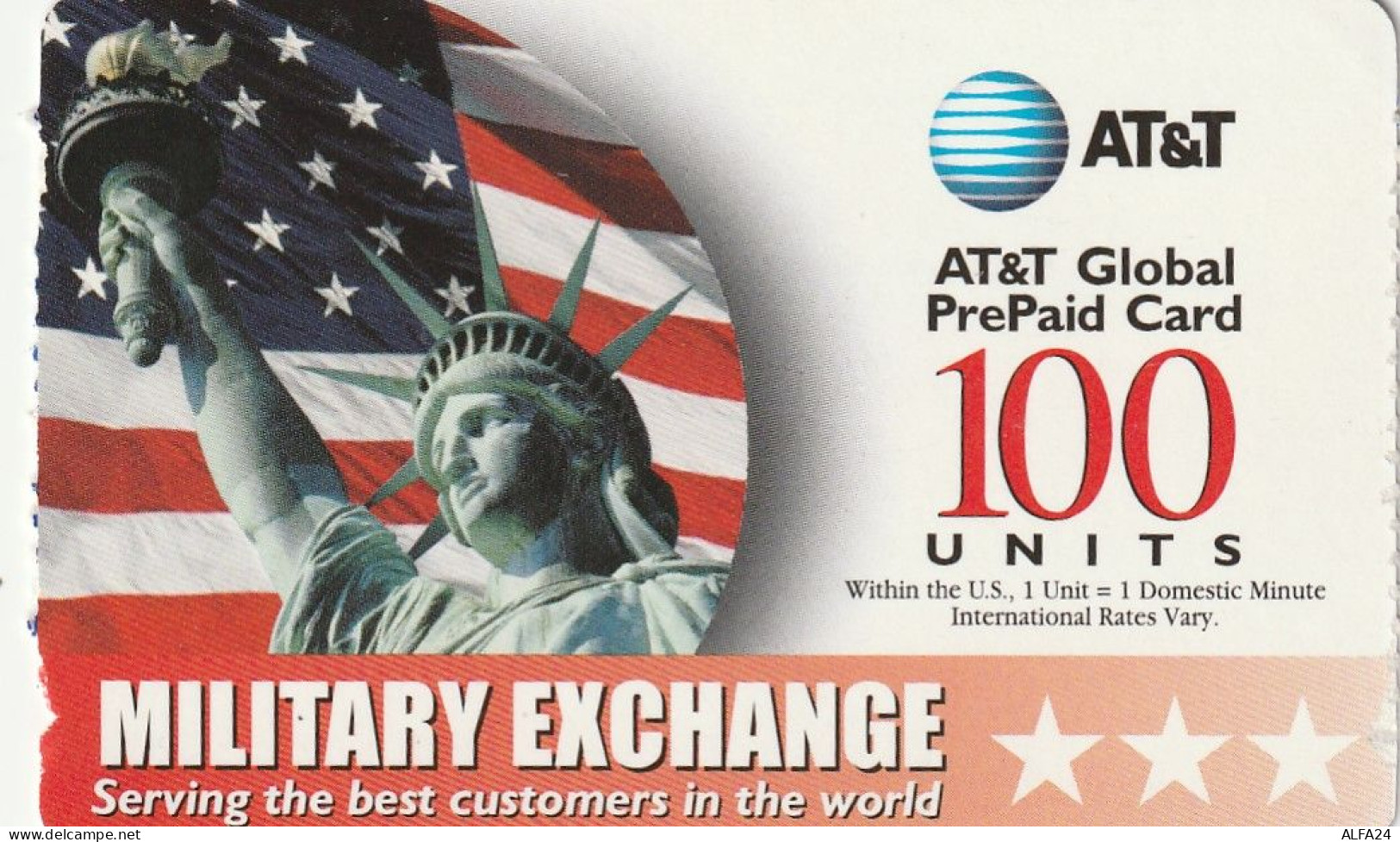 PREPAID PHONE CARD USA AT-T (CZ96 - AT&T