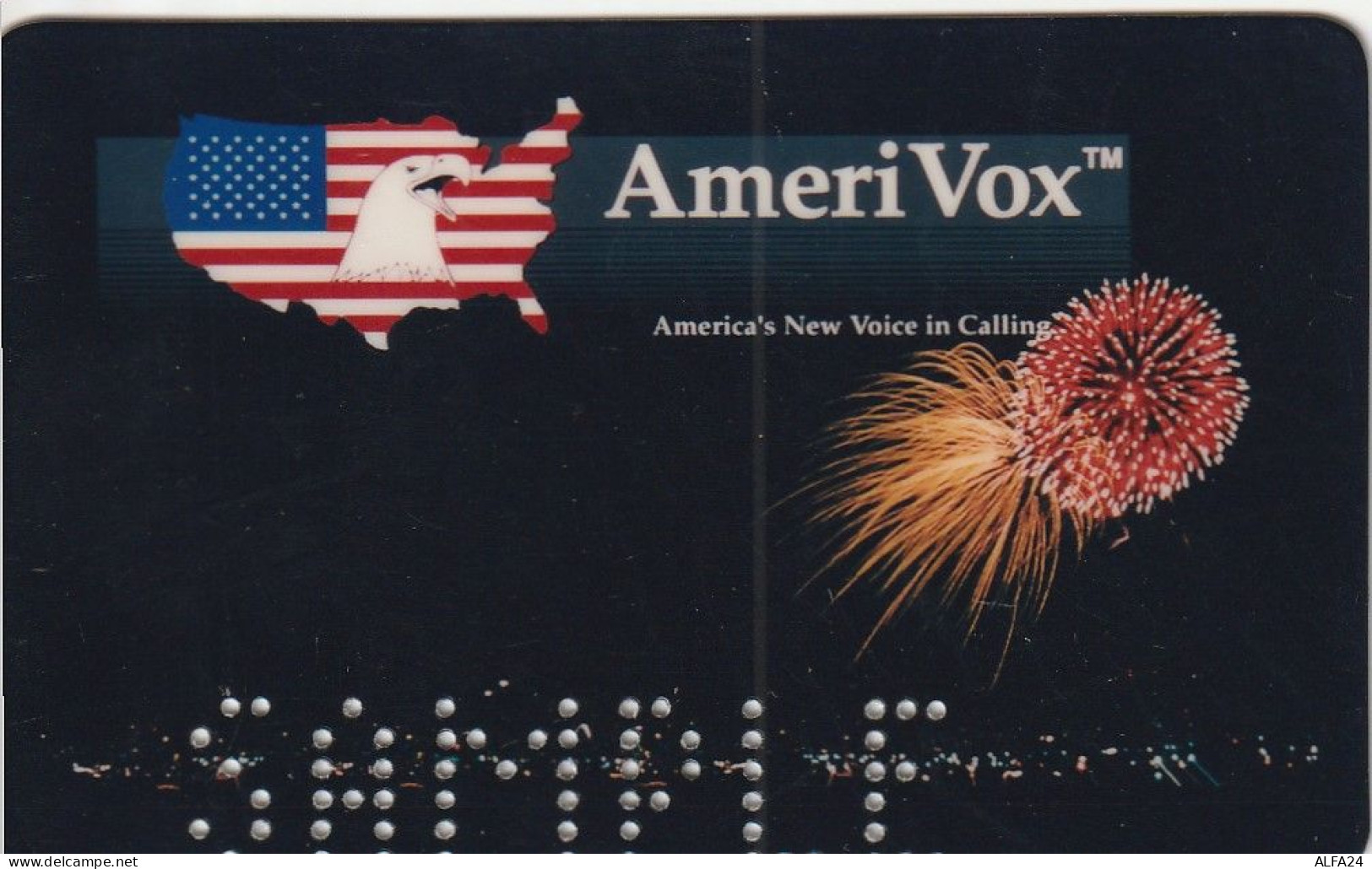 PREPAID PHONE CARD USA  AMERIVOX SAMPLE (CZ85 - Amerivox