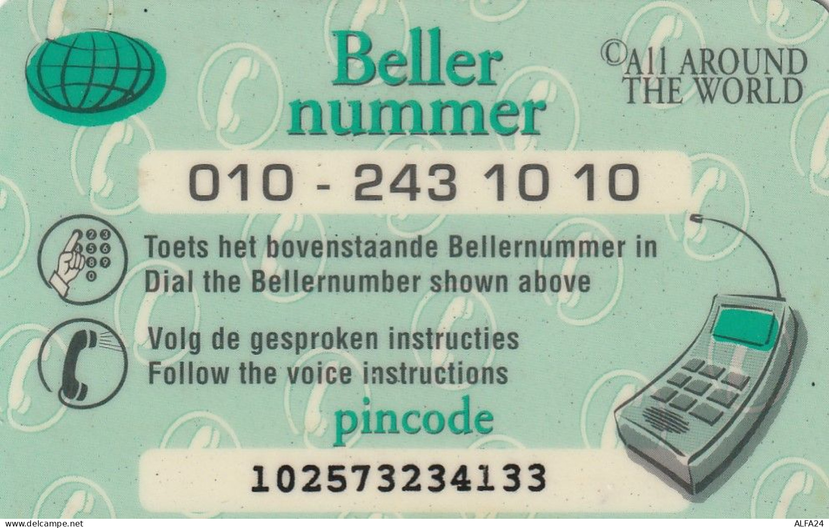 PREPAID PHONE CARD PAESI BASSI  (CZ48 - GSM-Kaarten, Bijvulling & Vooraf Betaalde