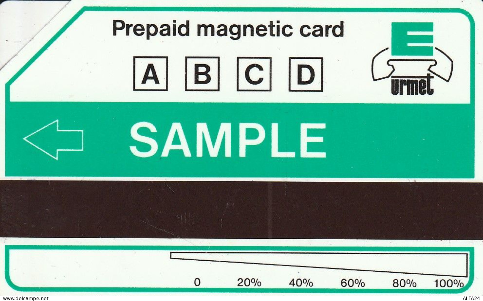 PHONE CARD ITALIA PROTOTIPO URMET SAMPLE (CZ49 - Tests & Diensten