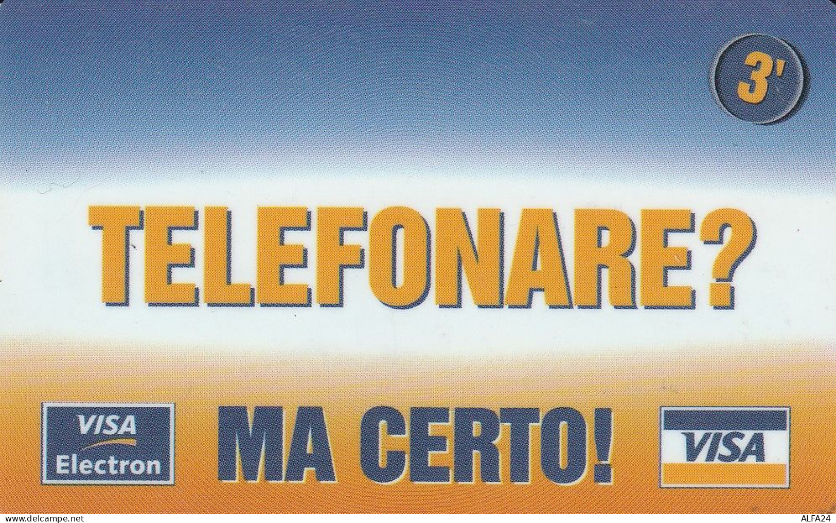 PREPAID PHONE CARD ITALIA INTELCOM (CZ18 - [2] Handy-, Prepaid- Und Aufladkarten