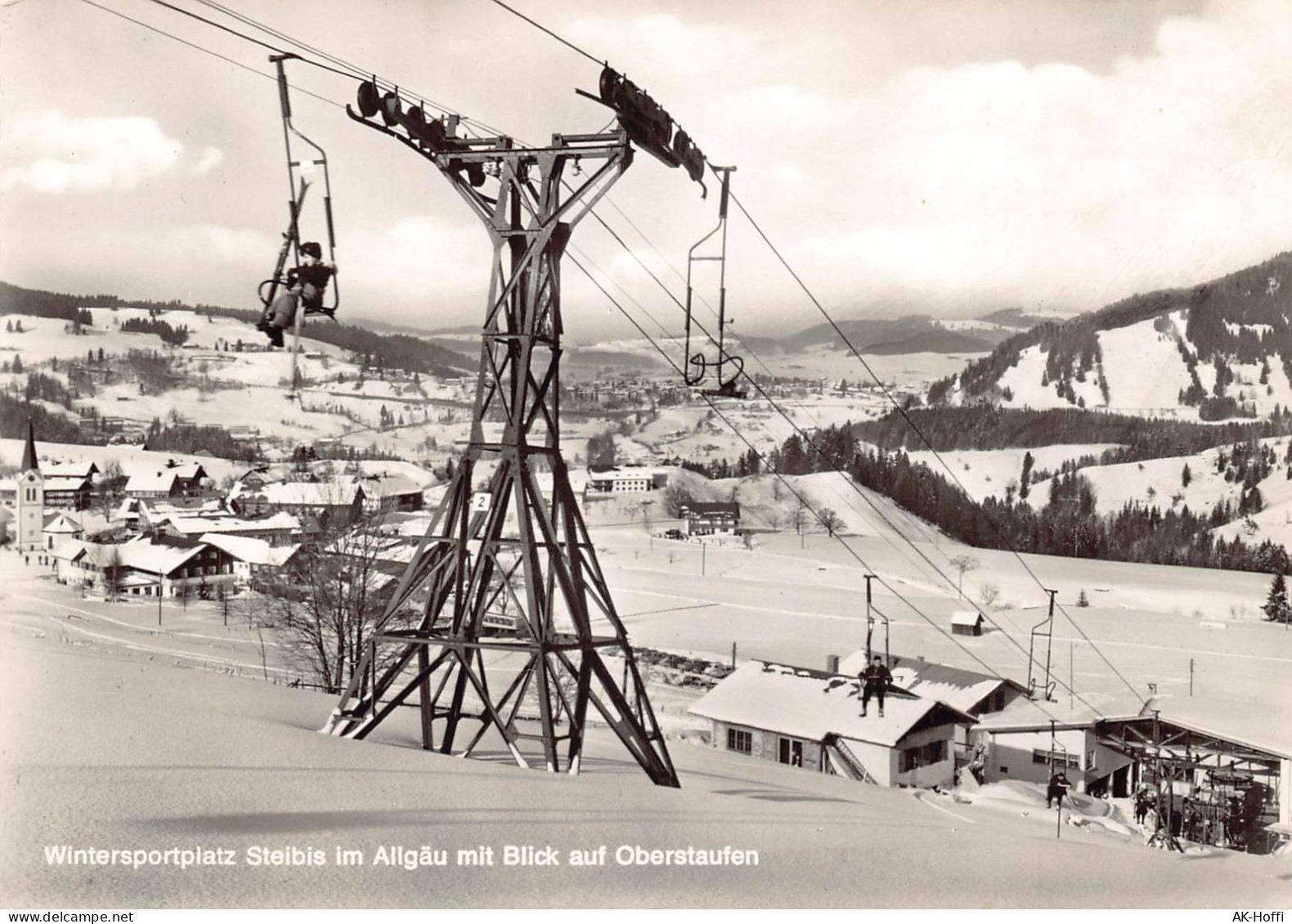 Wintersportplatz Steibis Im Allgäu Mit Blick Auf Oberstaufen - Oberstaufen