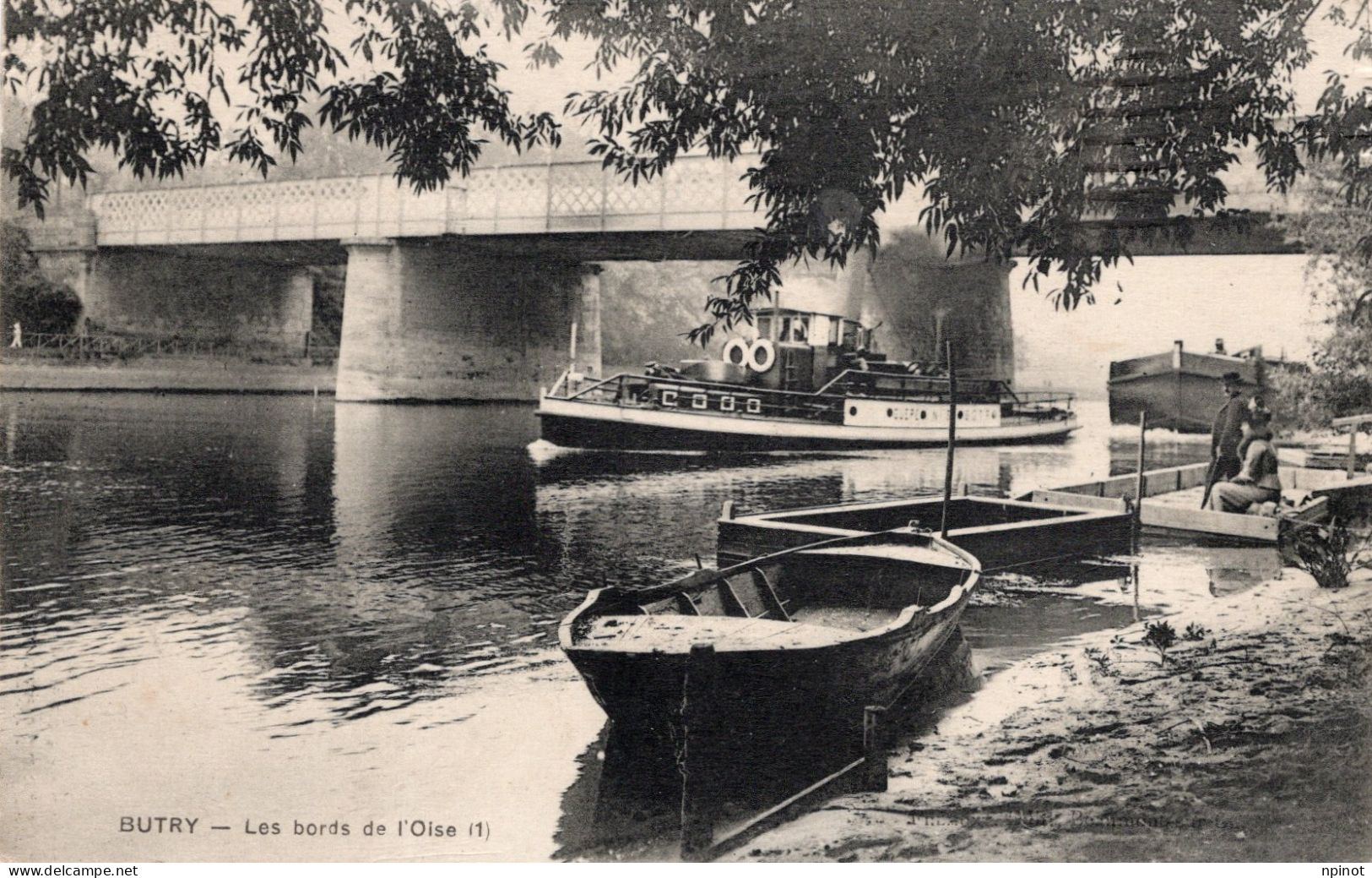 C P A -  95 - BUTRY -  Les Bords De L'Oise - Butry