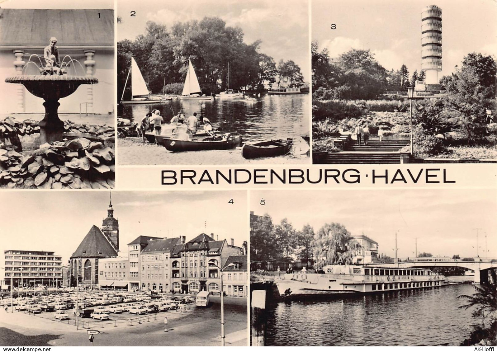 Brandenburg Havel - Fritze Bollmann, An Der Malge, Friedenswarte Auf Dem Marienberg, MS.Aktivist - Brandenburg