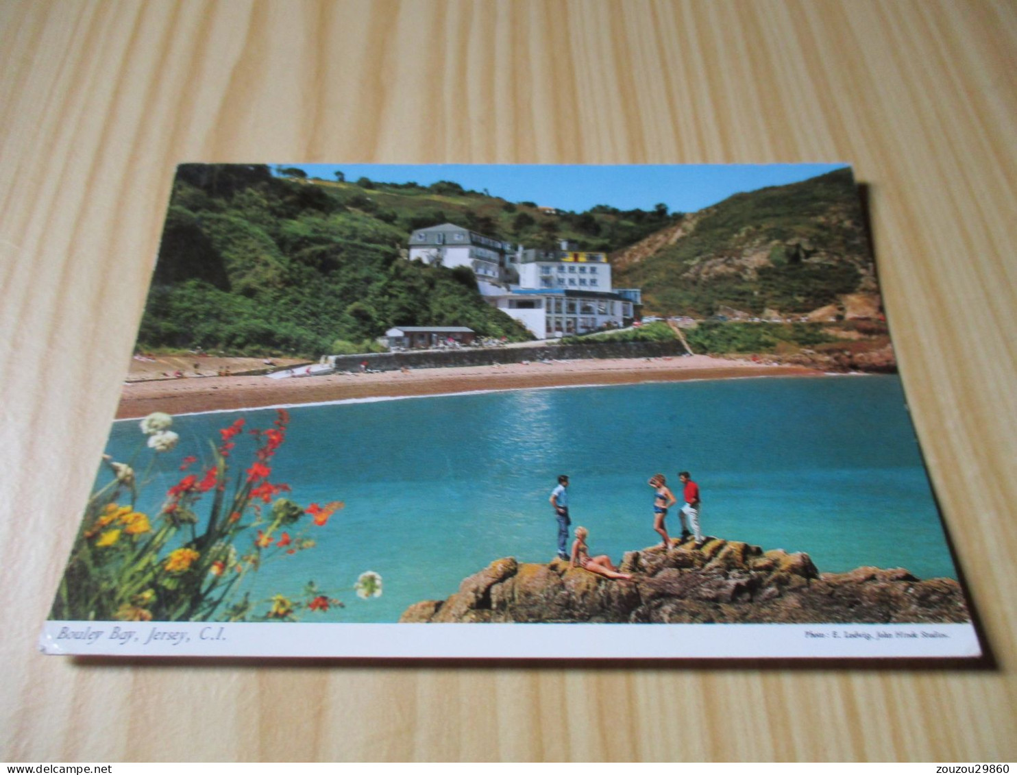 Jersey - Bouley Bay - Carte Animée. - St. Helier