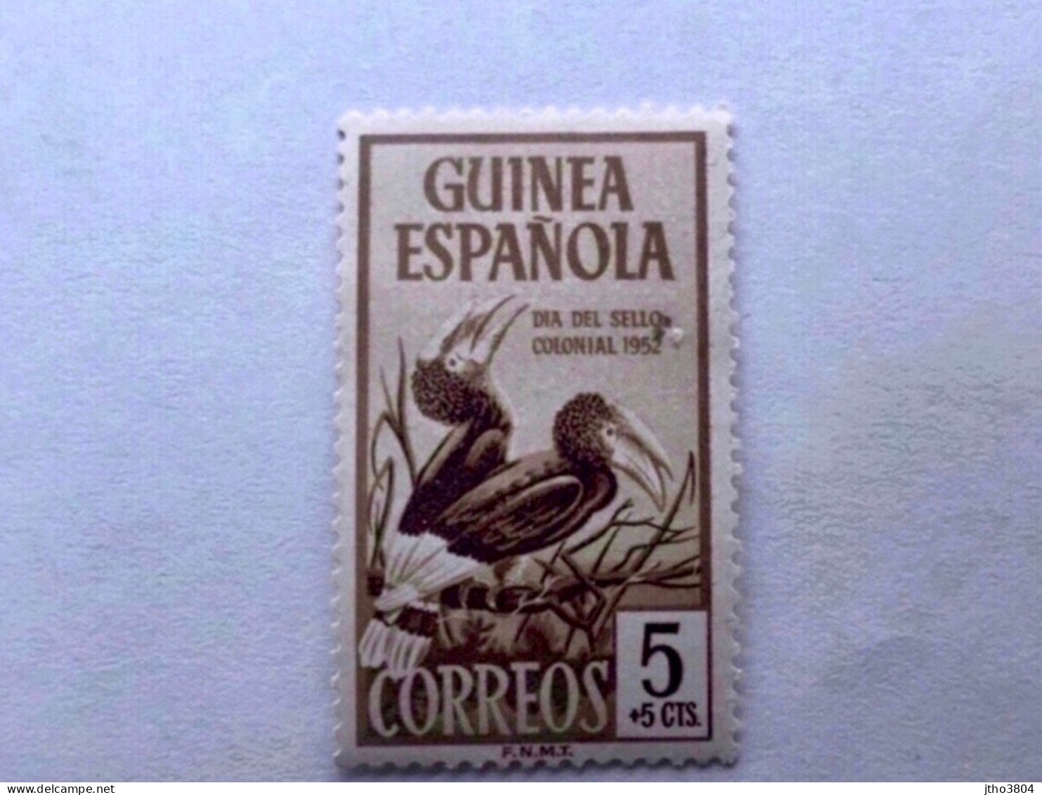 GUINÉE Espagnol 1952 1 V Neuf ** Journée Timbre Colonial YT 339 MNH Ucello Oiseau Bird Pájaro Vogel GUINEA - Papagayos