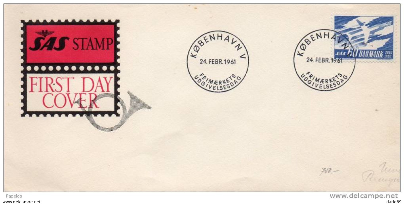 1961 LETTERA - Brieven En Documenten