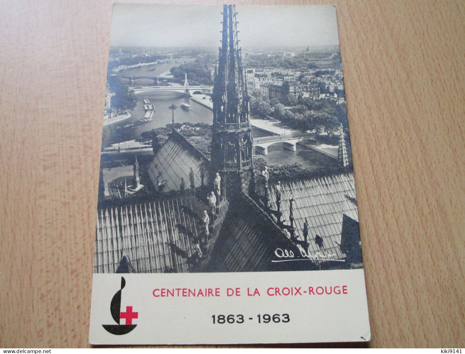 CENTENAIRE DE LA CROIX-ROUGE - Photographie De Albert MONIER - Notre-Dame Vue Prise De La Tour Nord - Croce Rossa