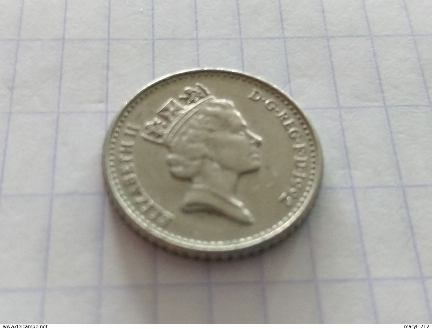 5 Pences U.K. 1992 Chardon Couronné - 5 Pence & 5 New Pence