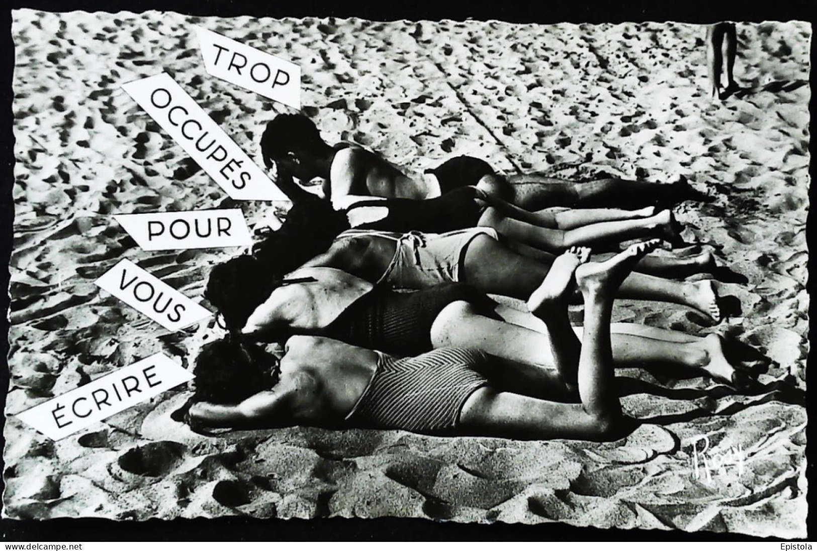 ►  Cpsm  - Baignade Bord De L'océan - Baigneurs  1950s - Swimming