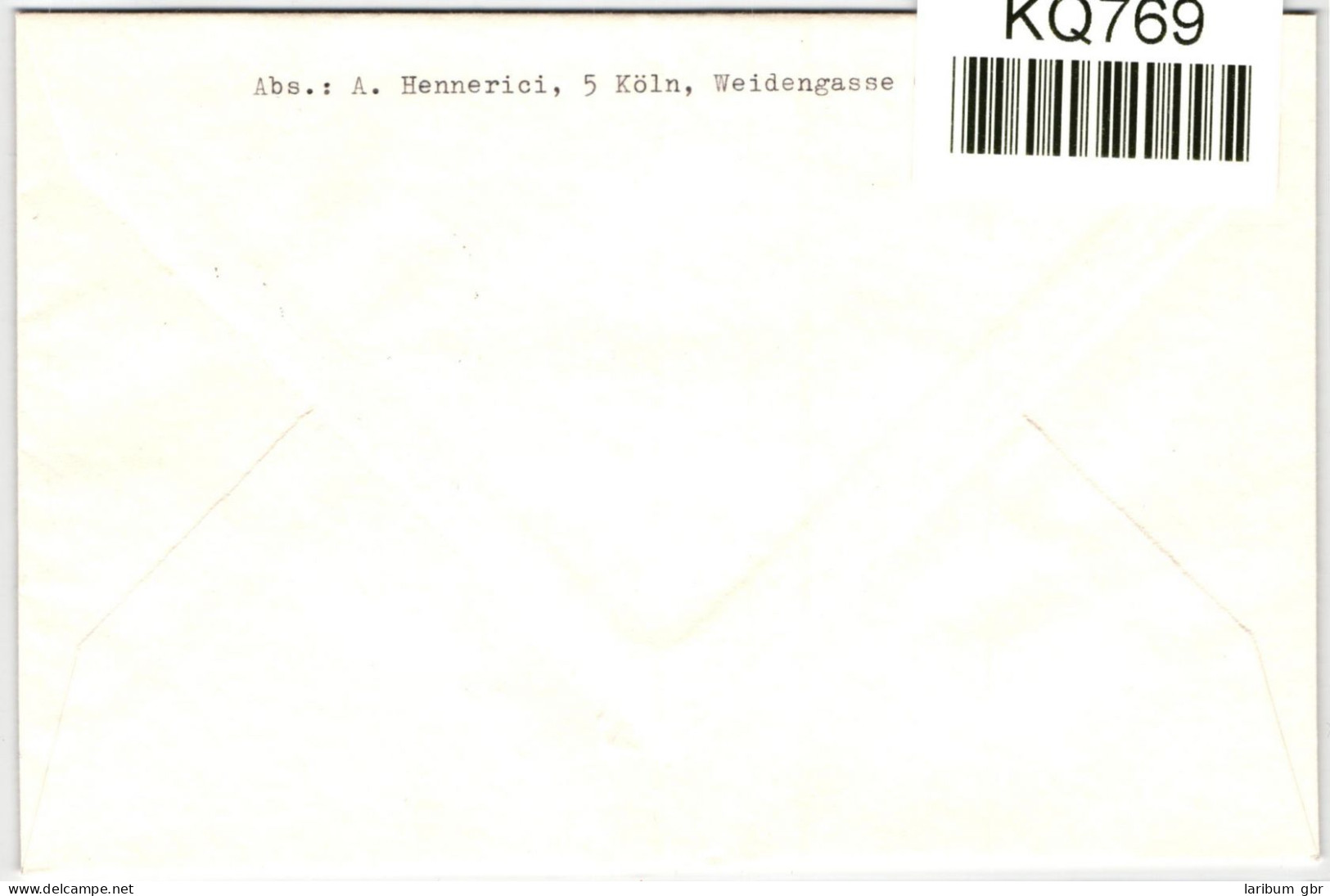 Berlin 233 Auf Brief Als Mehrfachfrankatur 4er Block, Formnummer 3 #KQ769 - Andere & Zonder Classificatie