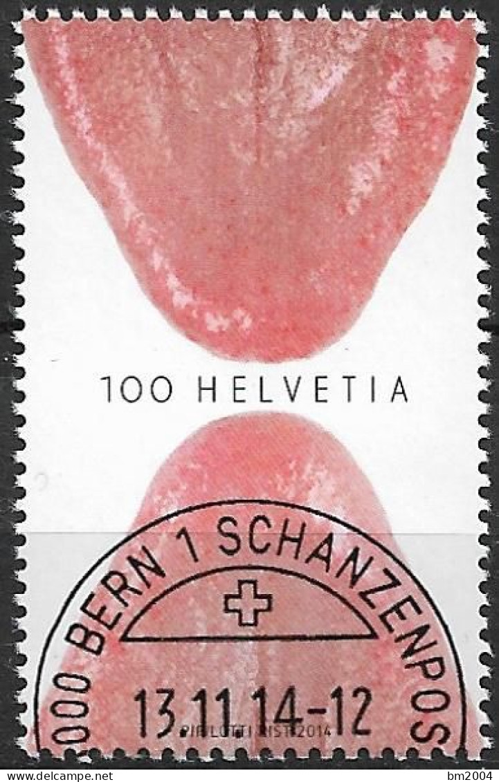 2014 Schweiz   Mi. 2370 FD-used     Die Zunge; Videoinstallation Von Pipilotti Rist, - Used Stamps