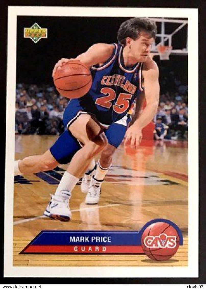 P8 Mark Price - Cleveland Cavaliers - Carte Upper Deck 1992-93 McDonald's NBA Basketball - Otros & Sin Clasificación