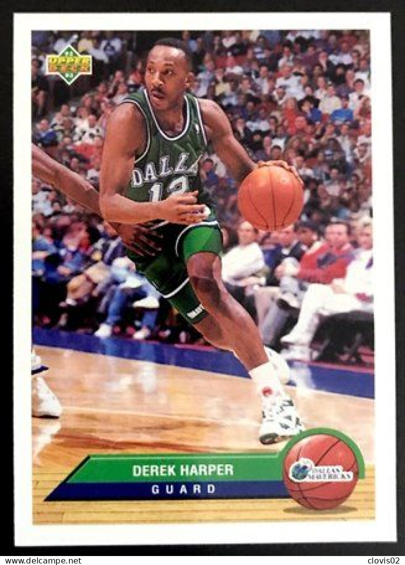 P9 Derek Harper - Dallas Mavericks - Carte Upper Deck 1992-93 McDonald's NBA Basketball - Sonstige & Ohne Zuordnung