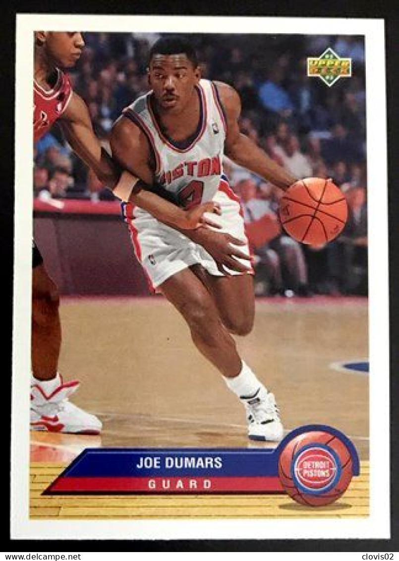 P11 - Joe Dumars - Detroit Pistons - Carte Upper Deck 1992-93 McDonald's NBA Basketball - Otros & Sin Clasificación