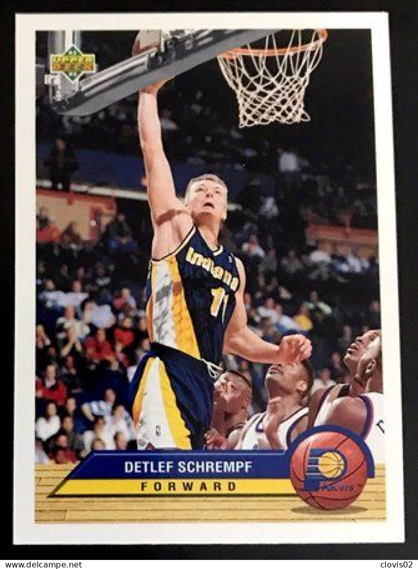 P17 Detlef Schrempf - Indiana Pacers - Carte Upper Deck 1992-93 McDonald's NBA Basketball - Andere & Zonder Classificatie