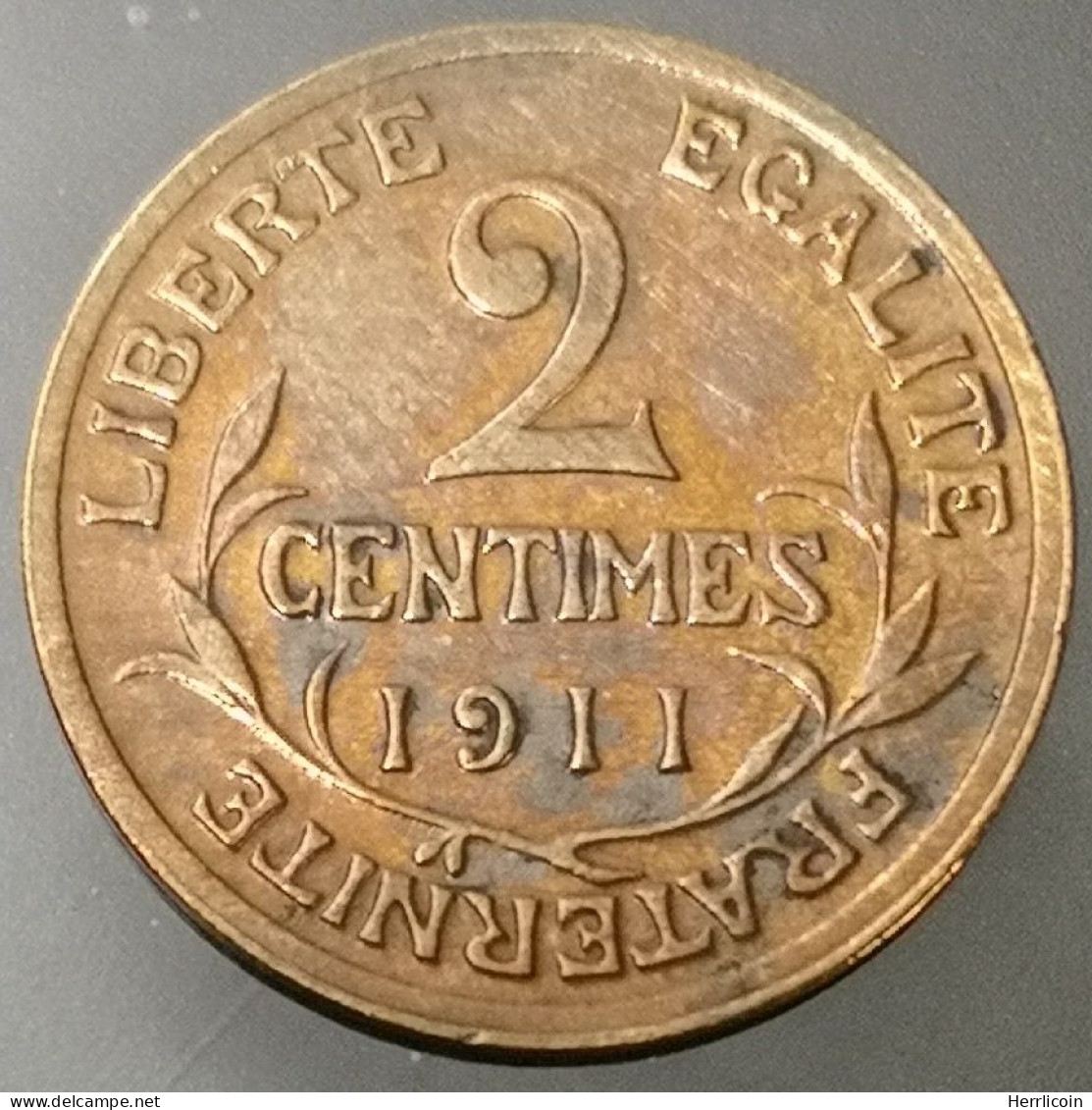 Monnaie France - 1911   - 2 Centimes Daniel-Dupuis - 2 Centimes