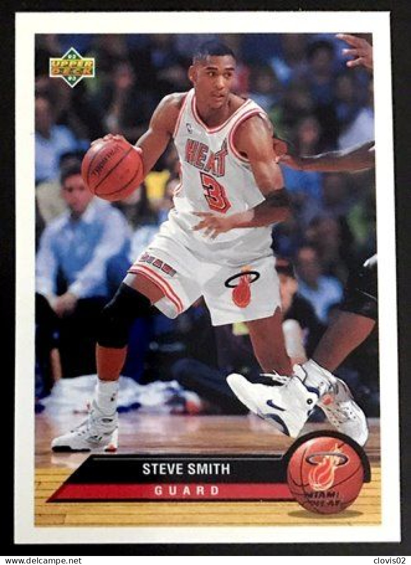 P24 Steve Smith - Miami Heat - Carte Upper Deck 1992-93 McDonald's NBA Basketball - Altri & Non Classificati