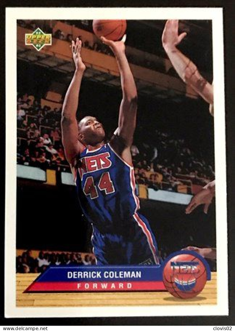 P26 Derrick Coleman - New Jersey Nets - Carte Upper Deck 1992-93 McDonald's NBA Basketball - Other & Unclassified