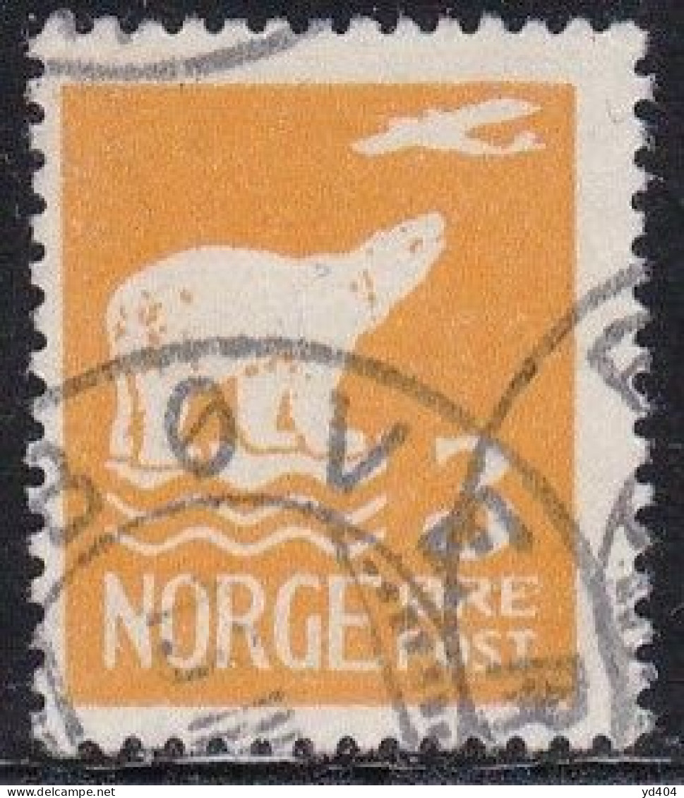 NO010C – NORVEGE - NORWAY – 1925 – ADMUNDSEN’S POLAR FLIGHT – SG # 167 USED 7 € - Usati