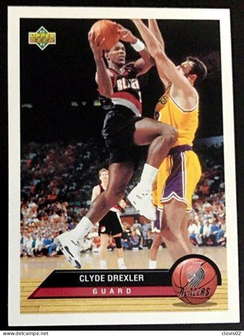 P33 Clyde Drexler - Portland Trail Blazers - Carte Upper Deck 1992-93 McDonald's NBA Basketball - Sonstige & Ohne Zuordnung