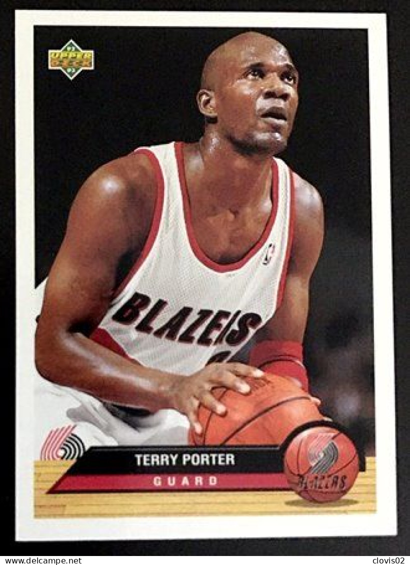 P34 Terry Porter - Portland Trail Blazers - Carte Upper Deck 1992-93 McDonald's NBA Basketball - Sonstige & Ohne Zuordnung