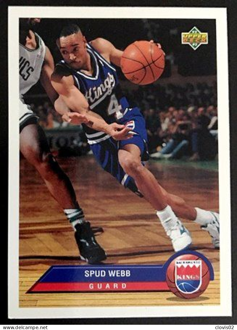 P35 Spud Webb - Sacramento Kings - Carte Upper Deck 1992-93 McDonald's NBA Basketball - Altri & Non Classificati