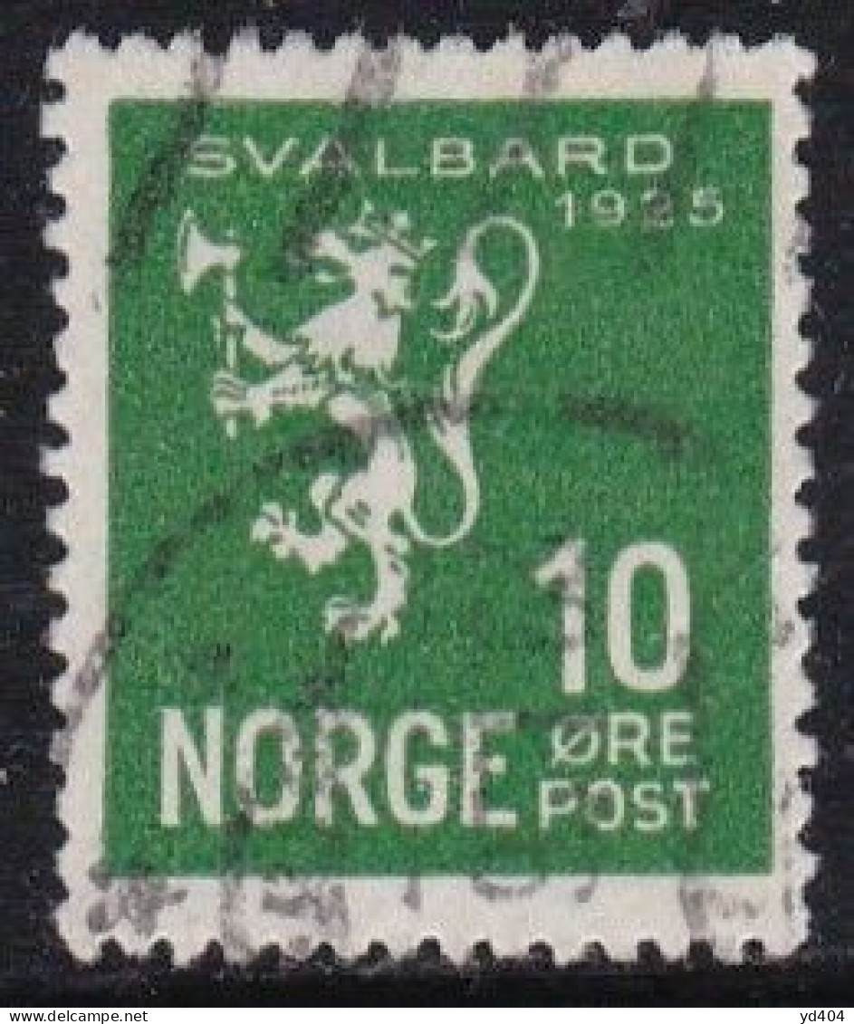 NO012A – NORVEGE - NORWAY – 1925 – ANNEXATION OF SPITZBERGEN – SG # 183 USED 15 € - Gebruikt