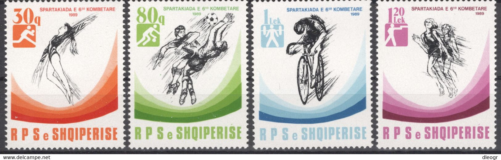 Albania 1989 Spartakiad Games MNH VF - Albania