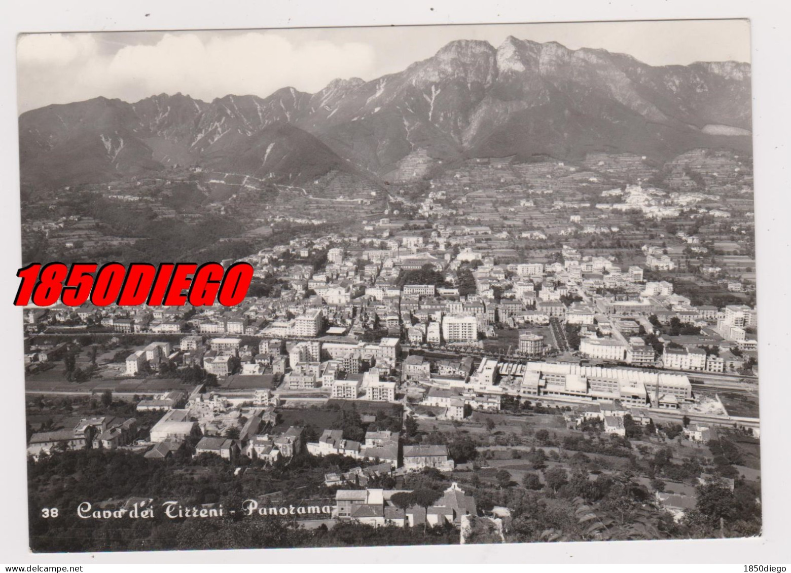 CAVA DE' TIRRENI - PANORAMA F/GRANDE VIAGGIATA 1959? - Cava De' Tirreni