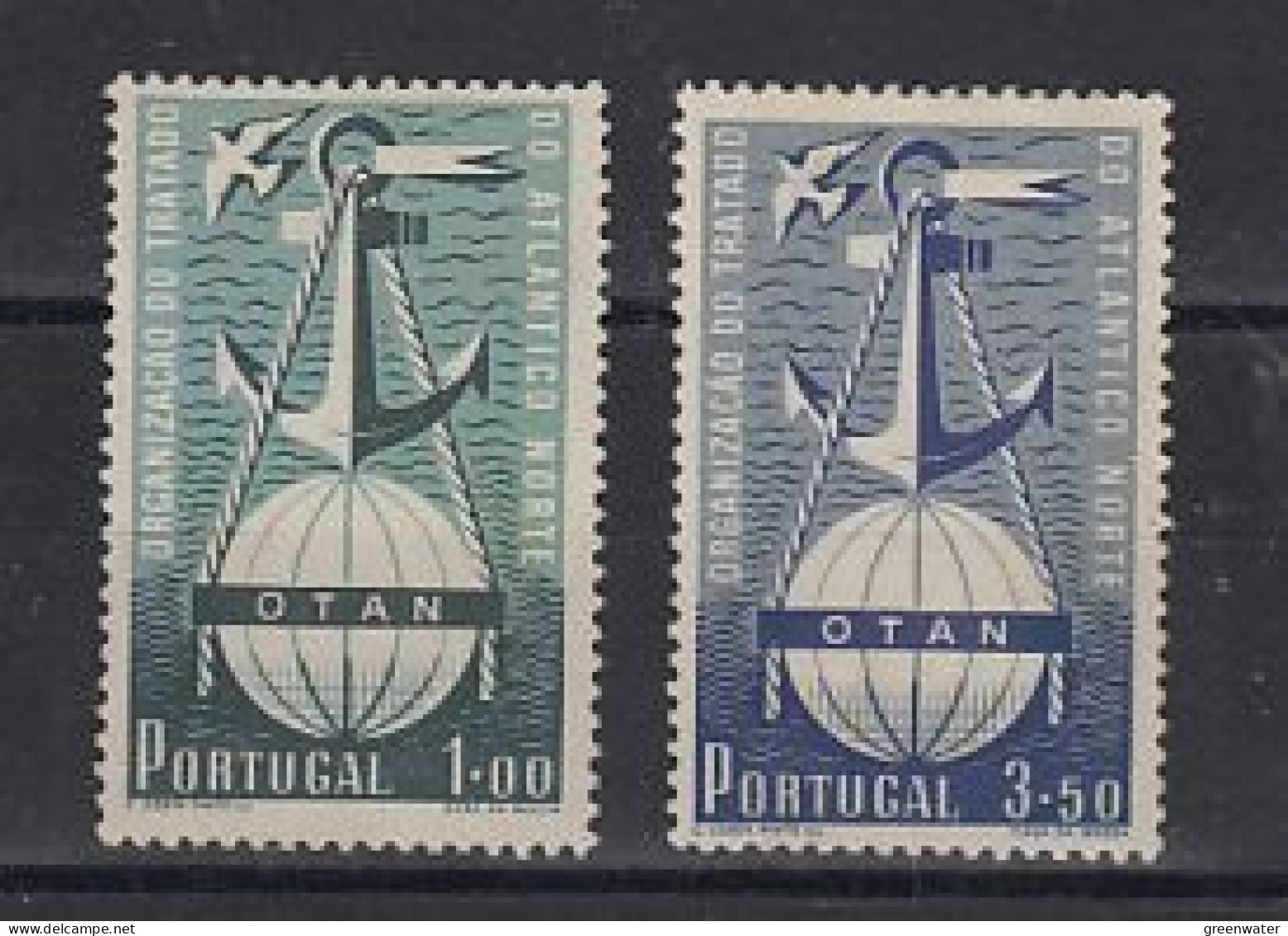 Portugal 1952 Nato / Otan 2v  * Mh (= Mint Hinged) (59224) See Scan - NATO