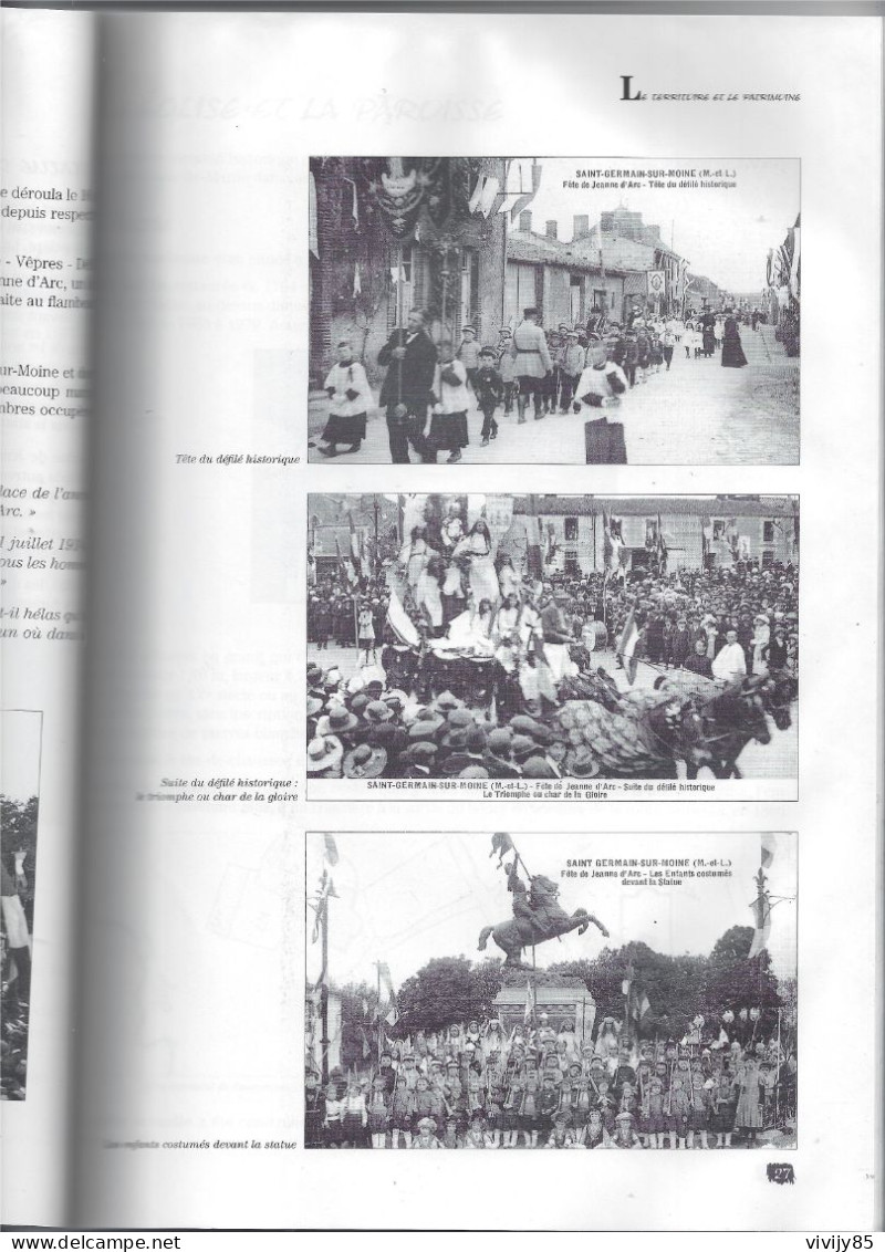 49 - Livre Illustré De 119 Pages " St GERMAIN SUR MOINE De 1900 à 2000 " - Pays De Loire