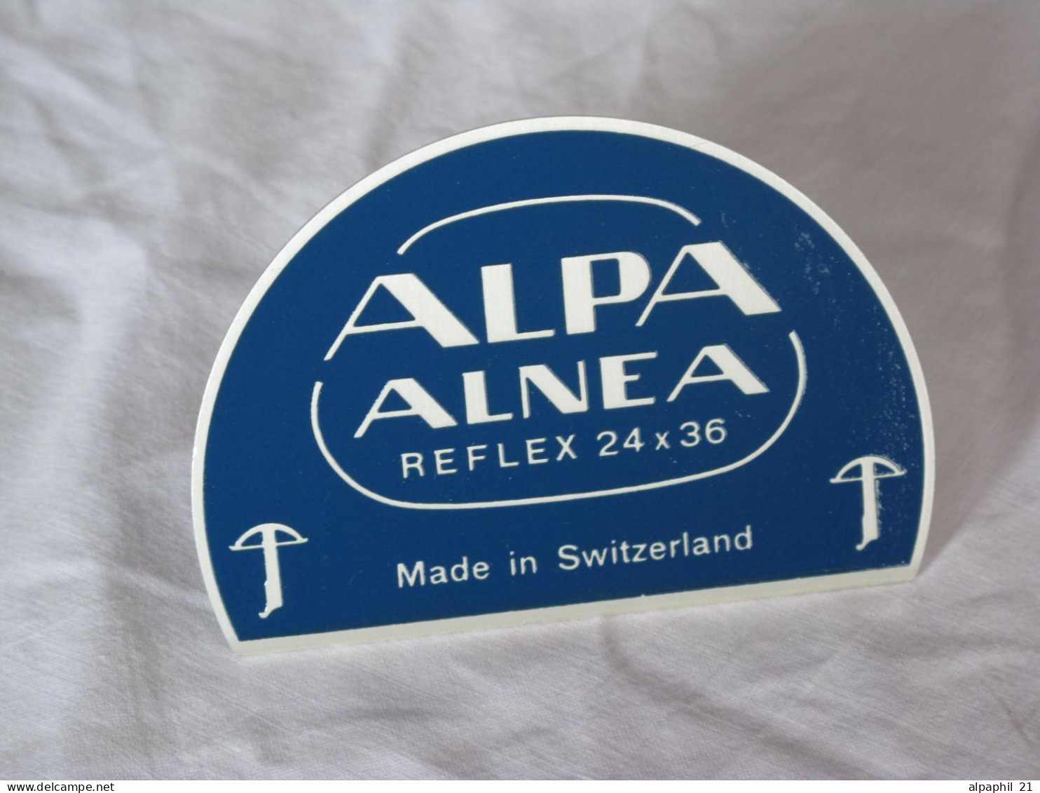 Alpa Reflex, Metal Display Sign - Blue - Materiaal & Toebehoren