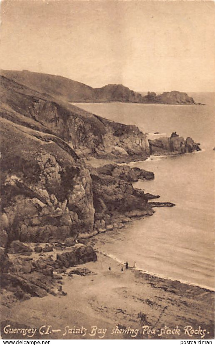 Guernsey - Saint Bay Showing Pea-Stack Rocks - Publ. Philco 4598 4 - Guernsey