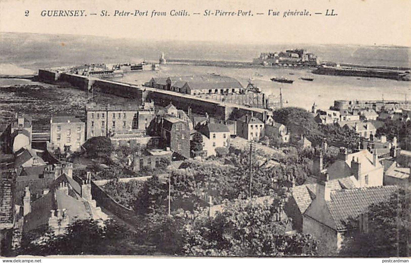 Guernsey - ST. PETER PORT - From Cotils - Publ. Levy L.L. 2 - Guernsey