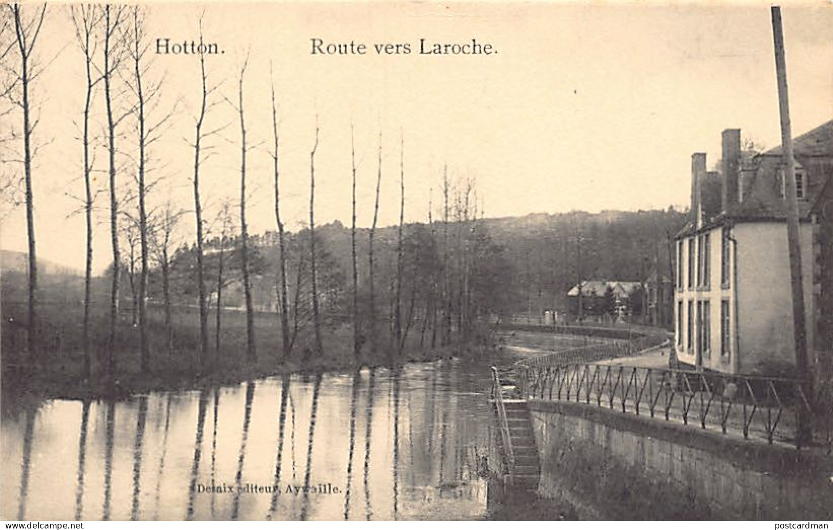 Belgique - HOTTON (Prov. Lux.) Route Vers Laroche - Hotton