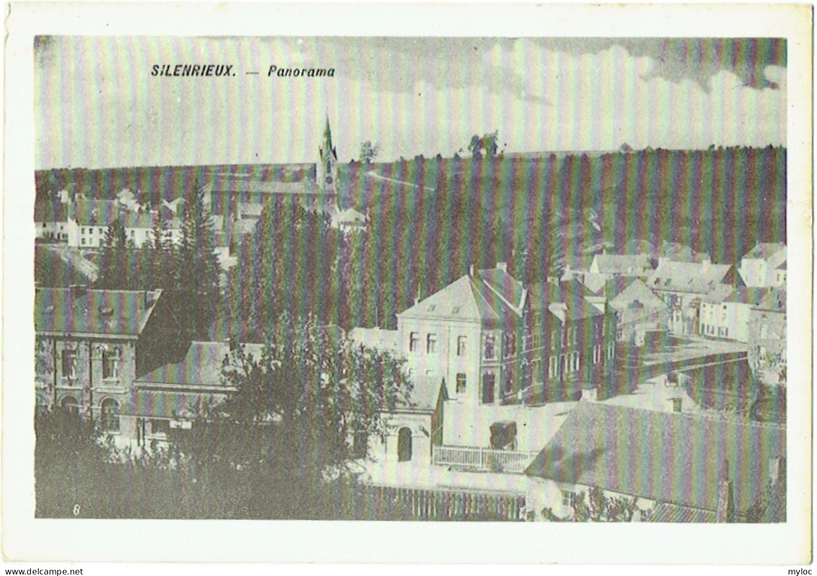 Silenrieux. Panorama. Reproduction-Publicité Pour Livre. Voir Dos. - Cerfontaine