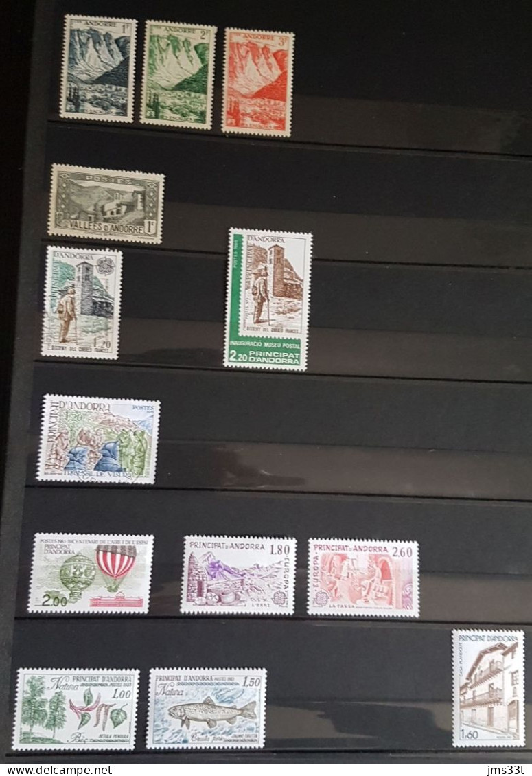 Lot De Timbres D'Andorre - Otros & Sin Clasificación