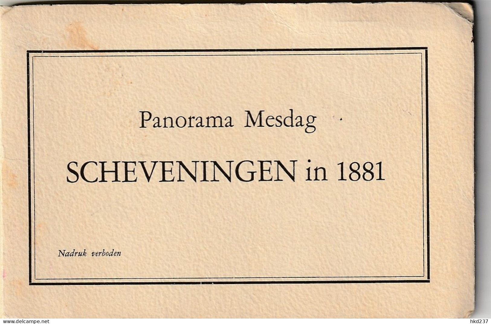 Panorama Mesdag Scheveningen In 1881 Boekje 12 Kaarten Carnet Booklet       3370 - Scheveningen