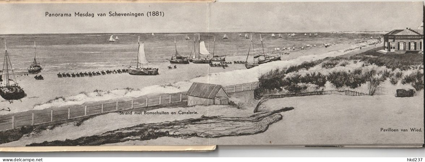 Panorama Mesdag Scheveningen In 1881 Boekje 12 Kaarten Carnet Booklet       3370 - Scheveningen