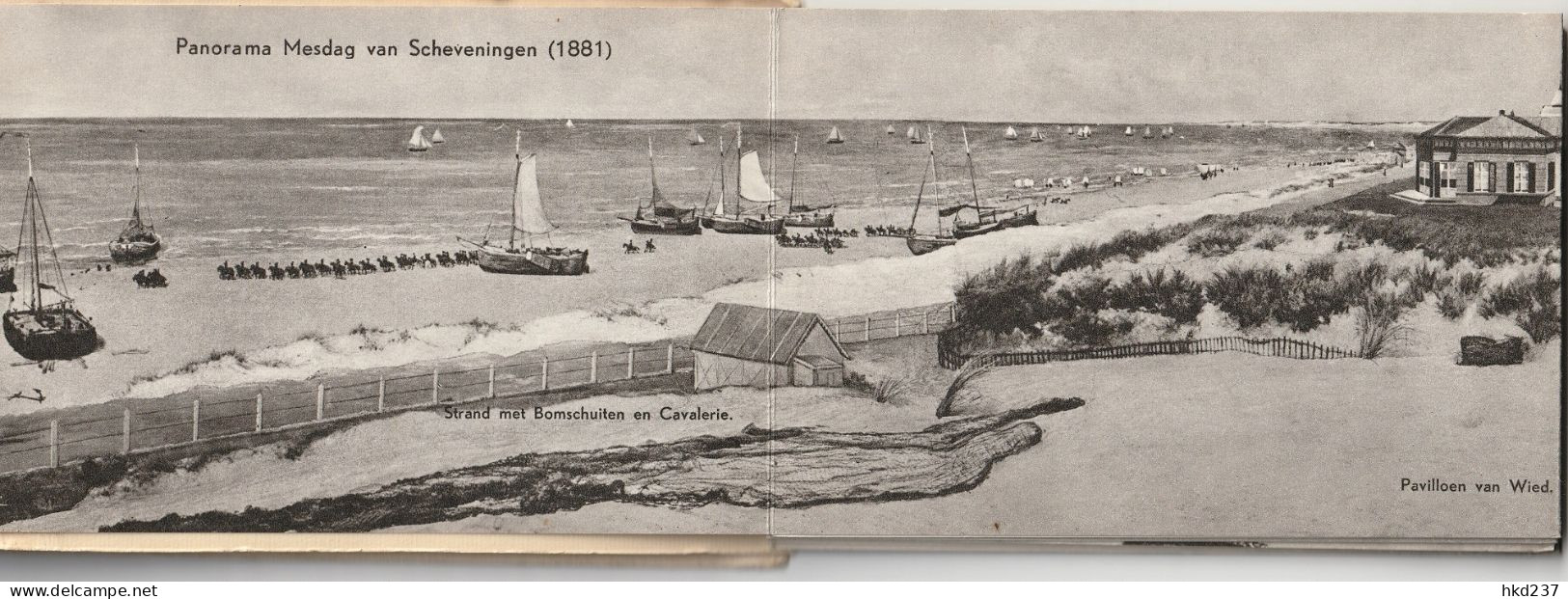 Panorama Mesdag Scheveningen In 1881 Boekje 12 Kaarten Carnet Booklet       3370 - Scheveningen