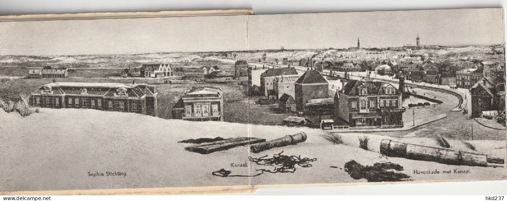 Panorama Mesdag Scheveningen in 1881 boekje 12 kaarten carnet booklet       3370