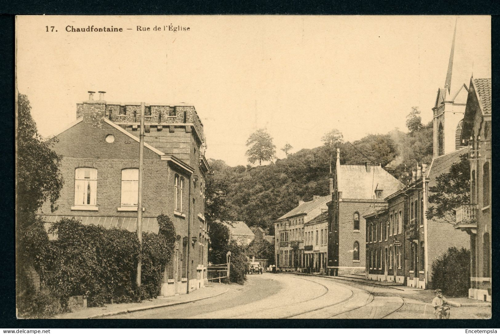 CPA - Carte Postale - Belgique - Chaudfontaine - Rue De L'Eglise (CP24590) - Chaudfontaine