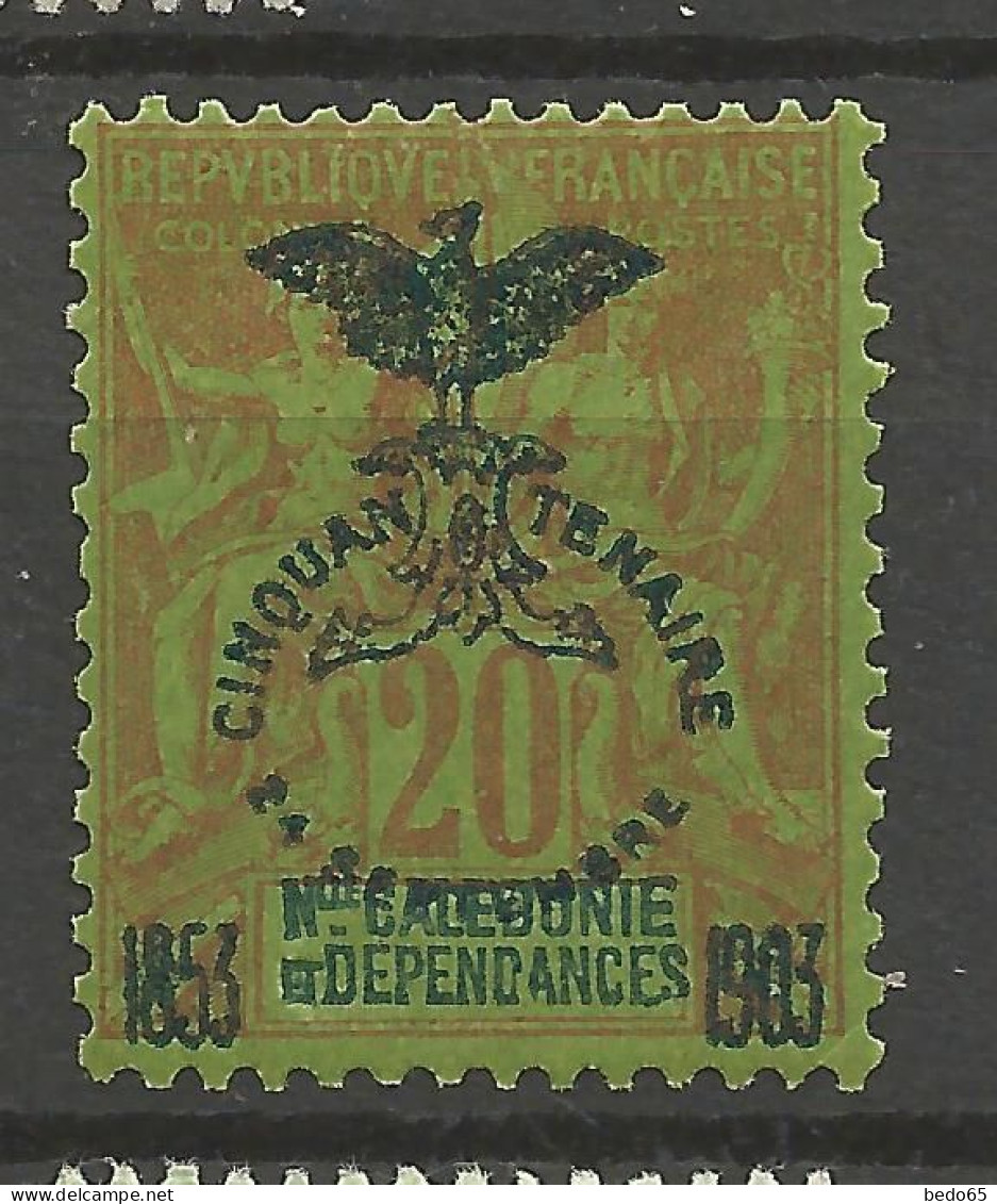 NOUVELLE-CALEDONIE N° 74 NEUF** LUXE SANS CHARNIERE / Hingeless / MNH - Unused Stamps