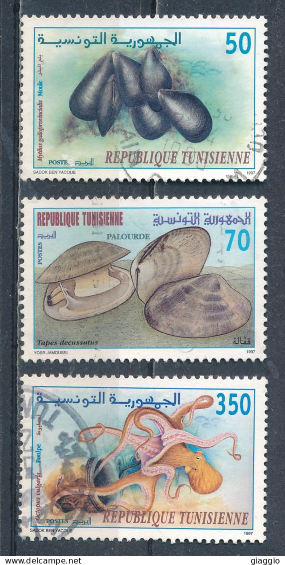 °°° TUNISIA - Y&T N°1293/95 - 1997 °°° - Tunesien (1956-...)