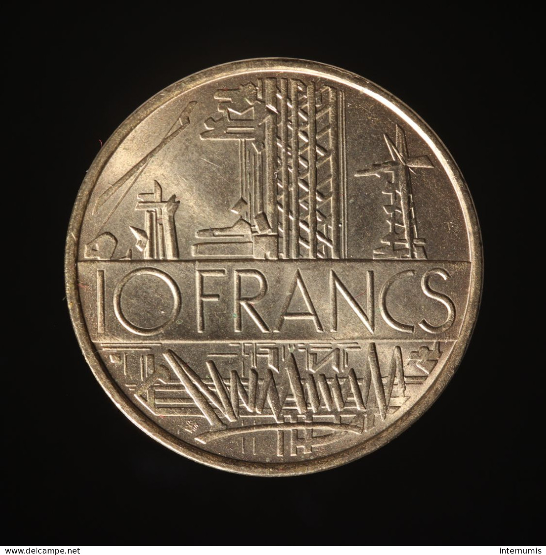  France, Mathieu, 10 Francs, 1975, , Cu-Al-Ni, NC (UNC),
KM#940, Gad.814, F. 365/6 - 10 Francs