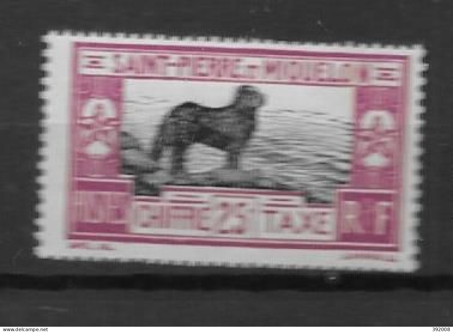 TAXE - 1932 - 24 *MH - Chien Terre Neuve - Timbres-taxe